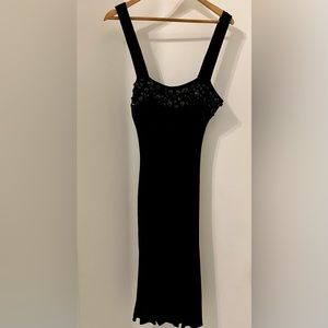 WD NY women’s knit dress in black. Size 8 EUC